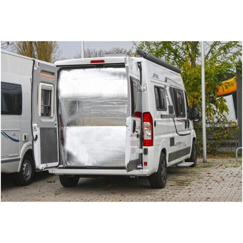 Hindermann Thermovorhang für Hecktür Fiat Ducato, hellgrau