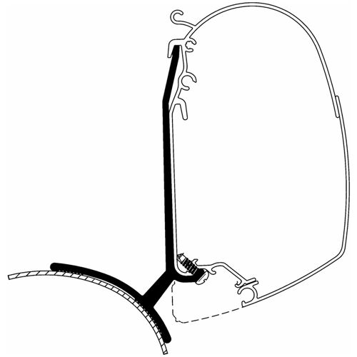 Thule-Omnistor Thule Omnistor Adapter Renault Trafic / Opel Vivaro