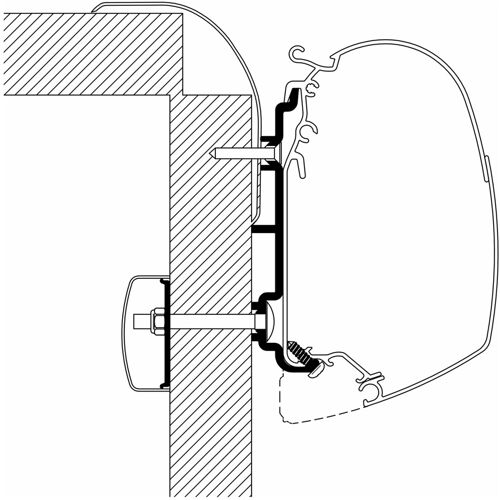THULE NV Frankia Adapter 450cm