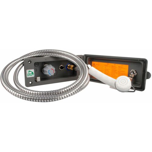 Reich Wassersteckdose mit Brause und Vormischer, grau, inkl. Schloss