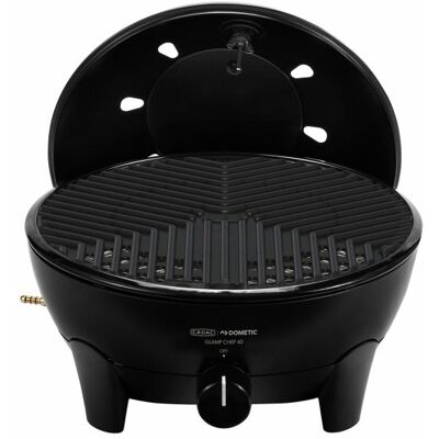 Cadac Glamp Chef 40 Gasgrill, 30 mbar, ø 40 cm, Pizzastein, Pfannenträger Cadac Glamp Chef 40 Gasgrill, 30 mbar, ø 40 cm, Pizzastein, Pfannenträger
