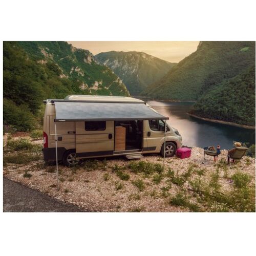 Dometic Perfectroof PR 2000 Anthrazit, Länge 3 m, Auszug 2,5 m, Tuch Grau