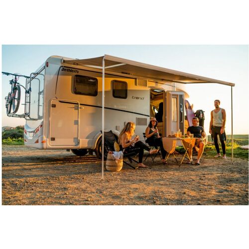 Fiamma F45s 400 Wandmarkise, Auszug 2,5 m, Titanium, Tuch Royal Grey