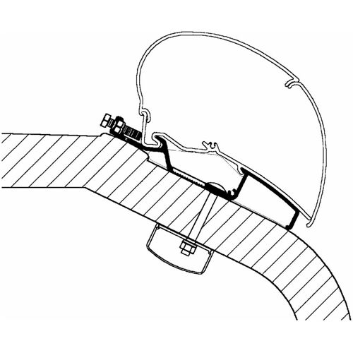 Thule-Omnistor Thule Omnistor Roof Adapter LMC Liberty TI / TEC, Länge 3,5 m