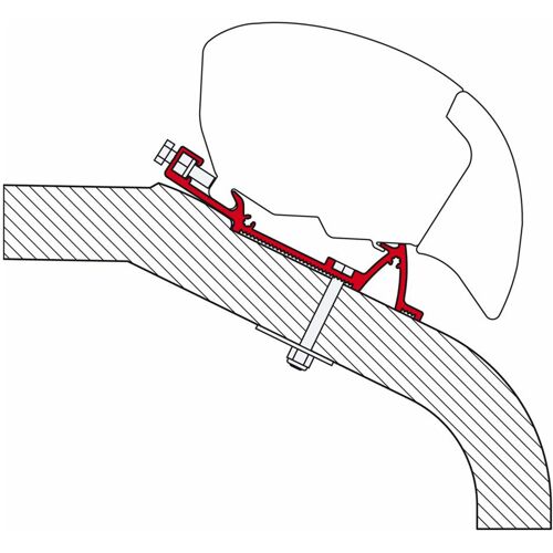 Fiamma Adapter LMC - TEC, 3,7 m