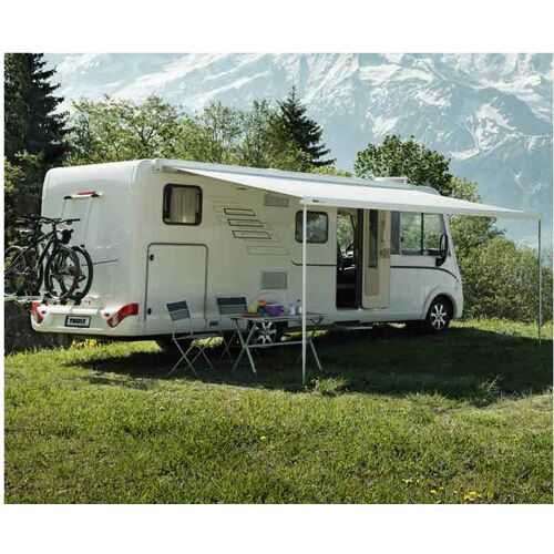 Thule Omnistor 8000 Markise, 4,5 x 2,75 m, Weiß, Tuch Mystic Grau