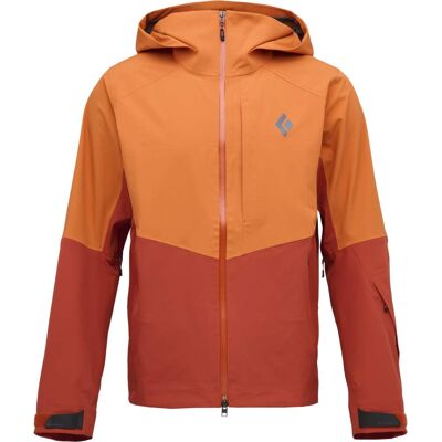 Black Diamond Veste de ski de randonnée imperméable et respirante M Recon Stretch Shell Saffron Burnt Sienna für Herren aus Nylon - Black Diamond Veste de ski de randonnée imperméable et respirante M Recon Stretch Shell Saffron Burnt Sienna für Herren aus Nylon -