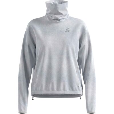 Odlo Feiner Fleece-Pullover mit Rollkragen – Damen / Frauen – X POW Mid Layer X POW Mid Layer Turtle Neck W Silver Grey für Odlo Feiner Fleece-Pullover mit Rollkragen – Damen / Frauen – X POW Mid Layer X POW Mid Layer Turtle Neck W Silver Grey für