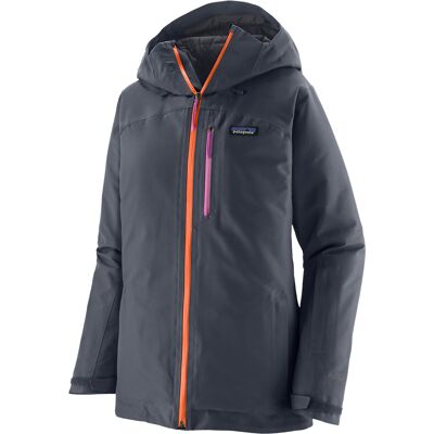 Patagonia Isolierende Skijacke W's Insulated Powder Town Jkt Smolder Blue w/Orange Peel für Damen Größe S Navy blau Patagonia Isolierende Skijacke W's Insulated Powder Town Jkt Smolder Blue w/Orange Peel für Damen Größe S Navy blau