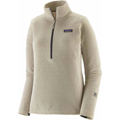 Patagonia Technisches Fleece mit halbem Reißverschluss – Damen / Frau R1 Air Zip Neck W's R1 Air Zip Neck Wool White für Damen Größe L - Patagonia Technisches Fleece mit halbem Reißverschluss – Damen / Frau R1 Air Zip Neck W's R1 Air Zip Neck Wool White für Damen Größe L -