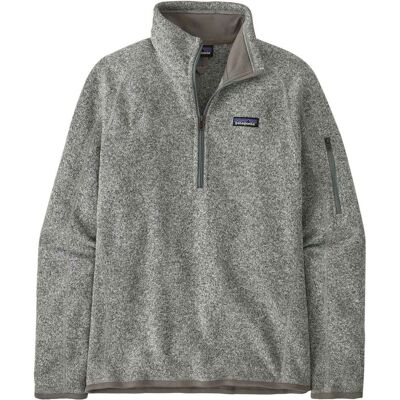 Patagonia Wanderjacke mit Reißverschluss aus Fleece – Damen / Frau – W's Better Sweater 1/4 Zip Birch White W's Better Sweater Patagonia Wanderjacke mit Reißverschluss aus Fleece – Damen / Frau – W's Better Sweater 1/4 Zip Birch White W's Better Sweater