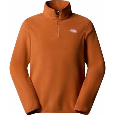 The North Face Fleece mit Reißverschluss M Glacier Fleece 1/4 Zip Jacket Burnt Umber für Herren Größe S Braun The North Face Fleece mit Reißverschluss M Glacier Fleece 1/4 Zip Jacket Burnt Umber für Herren Größe S Braun