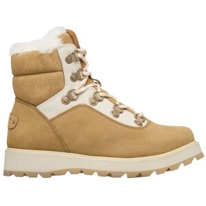 Roxy Gefütterte Apres Ski Stiefel Bradie White Tan für Damen aus Leder Größe 6 US Braun Roxy Gefütterte Apres Ski Stiefel Bradie White Tan für Damen aus Leder Größe 6 US Braun