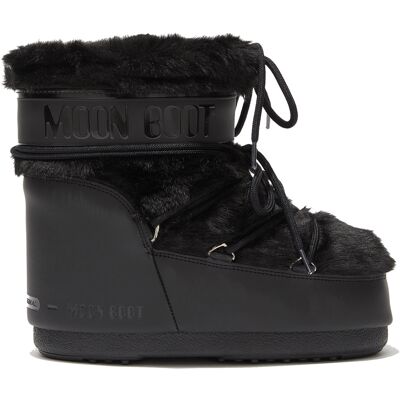 Moonboot Après-Ski-Stiefel aus Kunstfell Moon Boot Icon Low Faux Fur Black für Damen Größe 39-41 schwarz Moonboot Après-Ski-Stiefel aus Kunstfell Moon Boot Icon Low Faux Fur Black für Damen Größe 39-41 schwarz