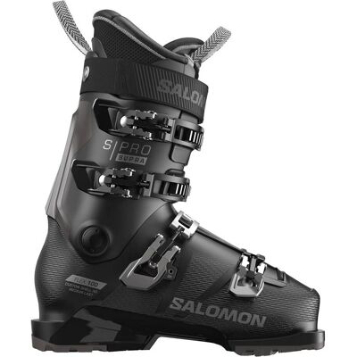 Salomon Skischuhe S/Pro Supra 100 Gw Black/Dark Grey Met/Black für Herren aus Wolle Größe 45 2/3-46 1/3 schwarz Salomon Skischuhe S/Pro Supra 100 Gw Black/Dark Grey Met/Black für Herren aus Wolle Größe 45 2/3-46 1/3 schwarz