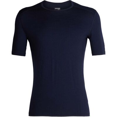 Icebreaker Basisschicht aus Merinowolle 200g Mens 200 Oasis SS Crewe Midnight Navy für Herren aus Wolle Größe L Blau Icebreaker Basisschicht aus Merinowolle 200g Mens 200 Oasis SS Crewe Midnight Navy für Herren aus Wolle Größe L Blau