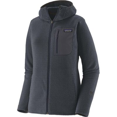 Patagonia Technisches Fleece W's R1 Air Full-Zip Hoody Smolder Blue für Damen Größe M Navy blau Patagonia Technisches Fleece W's R1 Air Full-Zip Hoody Smolder Blue für Damen Größe M Navy blau