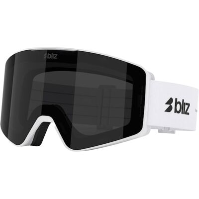 Bliz Skibrille G001 Matte White Smoke aus Wolle Weiß Bliz Skibrille G001 Matte White Smoke aus Wolle Weiß