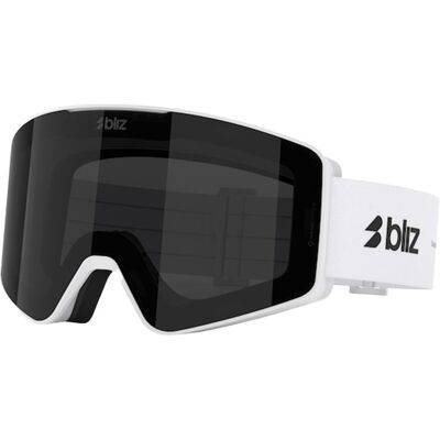 Bliz Skibrille G001S Matte White Smoke aus Wolle Weiß Bliz Skibrille G001S Matte White Smoke aus Wolle Weiß