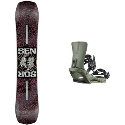 Nidecker Snowboard All-Mountain Freestyle Pack Sensor Women 2026 für Damen Rot Nidecker Snowboard All-Mountain Freestyle Pack Sensor Women 2026 für Damen Rot