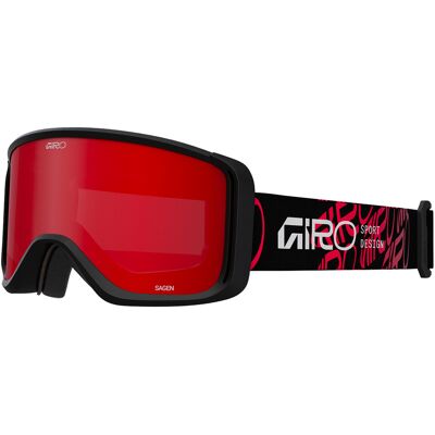 Giro Skibrille Sagen Red Black Endless Amber Scarlet/Yellow für Herren schwarz Giro Skibrille Sagen Red Black Endless Amber Scarlet/Yellow für Herren schwarz