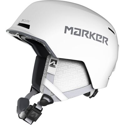 Marker Skihelm / Snowboardhelm – Unisex – Clark Clark White für Herren Größe S Weiß Marker Skihelm / Snowboardhelm – Unisex – Clark Clark White für Herren Größe S Weiß