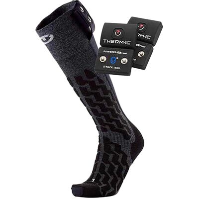 Therm-ic Beheizbare Socken mit Batterien Set Heat Fusion Uni + S-1400B Größe 45-47 schwarz Therm-ic Beheizbare Socken mit Batterien Set Heat Fusion Uni + S-1400B Größe 45-47 schwarz