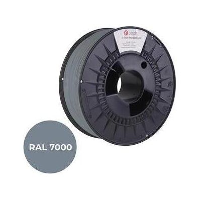 C-Tech Tisková struna (filament) PREMIUM LINE, PLA, veverÄà šedá, RAL7000 (PLA, 1000 g, 1.75 mm), Filament, Grau C-Tech Tisková struna (filament) PREMIUM LINE, PLA, veverÄà šedá, RAL7000 (PLA, 1000 g, 1.75 mm), Filament, Grau