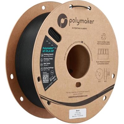 Polymaker HT-PLA-GF (PLA, 1000 g, 1.75 mm), Filament, Weiss Polymaker HT-PLA-GF (PLA, 1000 g, 1.75 mm), Filament, Weiss