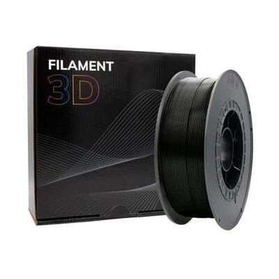 Bobine de Filament PLA 3D Noir Ø1,75mm - 1kg (PLA, 1.75 mm, 1000 g), 3D Filament, Schwarz Bobine de Filament PLA 3D Noir Ø1,75mm - 1kg (PLA, 1.75 mm, 1000 g), 3D Filament, Schwarz
