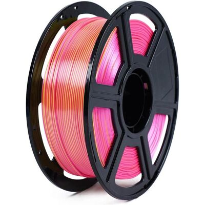FLASHFORGE Silk Dual 1000g Różowy + Żółty - Filament - Hochglanz - Einfach zu drucken - Hohe Steifigkeit FLASHFORGE Silk Dual 1000g Różowy + Żółty - Filament - Hochglanz - Einfach zu drucken - Hohe Steifigkeit
