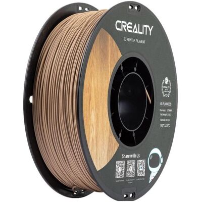 Creality Wood Filament (PLA, 1000 g, 1.75 mm), Filament, Schwarz, Braun, Weiss Creality Wood Filament (PLA, 1000 g, 1.75 mm), Filament, Schwarz, Braun, Weiss