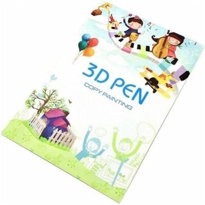 iLike S6 Painting Book for 3D Printing Pen figure creation and learning 40 Patern (Zubehör), 3D Drucker Zubehör iLike S6 Painting Book for 3D Printing Pen figure creation and learning 40 Patern (Zubehör), 3D Drucker Zubehör