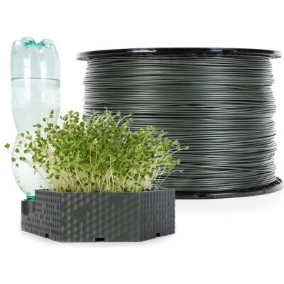 Prusa Prusament PLA Recycled 2kg (PLA, 1.75 mm, 2000 g), 3D Filament, Grün, Schwarz, Grau Prusa Prusament PLA Recycled 2kg (PLA, 1.75 mm, 2000 g), 3D Filament, Grün, Schwarz, Grau