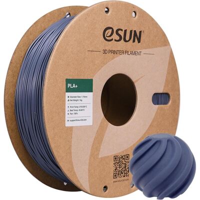 eSUN PLA+ (PLA+, 1.75 mm, 1000 g), 3D Filament, Grau eSUN PLA+ (PLA+, 1.75 mm, 1000 g), 3D Filament, Grau