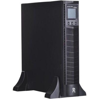 GreenCell RTII 1000VA 900W für Serverschrank Black - Online USV (1000 VA, 900 W, Online-Doppelwandler USV), USV GreenCell RTII 1000VA 900W für Serverschrank Black - Online USV (1000 VA, 900 W, Online-Doppelwandler USV), USV