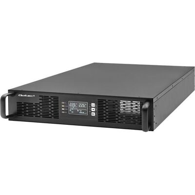 Qoltec ZASILACZ AWARYJNY DO RACK 3KVA 3000W POWER FACTOR 1.0 LCD EPO USB ON-LINE (3000 VA, 3000 W, Online-Doppelwandler USV), USV Qoltec ZASILACZ AWARYJNY DO RACK 3KVA 3000W POWER FACTOR 1.0 LCD EPO USB ON-LINE (3000 VA, 3000 W, Online-Doppelwandler USV), USV