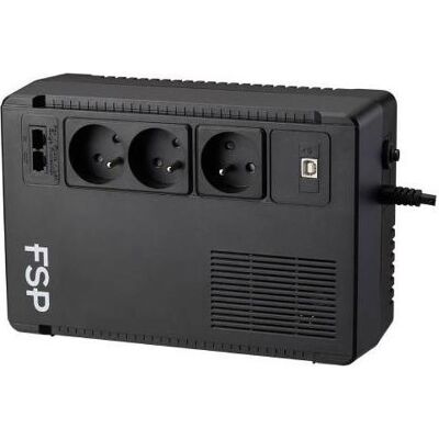 Fortron FSP ECO 800-FR Line-interactive UPS,800VA,480W,FR ouutlet*3,12V/5AH*1,230V, Comm USB,RJ45 (800 VA, 480 W, Line-Interaktiv USV), USV Fortron FSP ECO 800-FR Line-interactive UPS,800VA,480W,FR ouutlet*3,12V/5AH*1,230V, Comm USB,RJ45 (800 VA, 480 W, Line-Interaktiv USV), USV