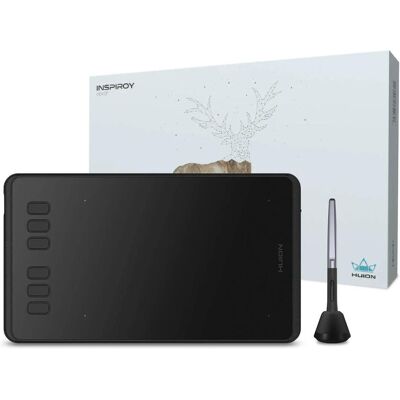 Huion H640P (5080 lpi), Grafiktablett, Schwarz Huion H640P (5080 lpi), Grafiktablett, Schwarz