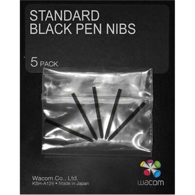 Wacom Standard Black Pen Nibs(5pack), Stylus Zubehör, Schwarz Wacom Standard Black Pen Nibs(5pack), Stylus Zubehör, Schwarz