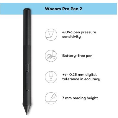 Wacom Tavoletta Grafica Intuos Media, Grafiktablett, Schwarz Wacom Tavoletta Grafica Intuos Media, Grafiktablett, Schwarz