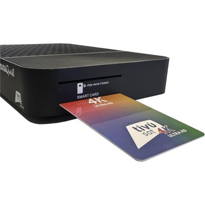 Digiquest Combo-4K-Decoder, Dreifach-Tuner DVB-T2/S2, tivùsat, Android TV (DVB-S2, DVB-T2), TV Receiver, Schwarz Digiquest Combo-4K-Decoder, Dreifach-Tuner DVB-T2/S2, tivùsat, Android TV (DVB-S2, DVB-T2), TV Receiver, Schwarz
