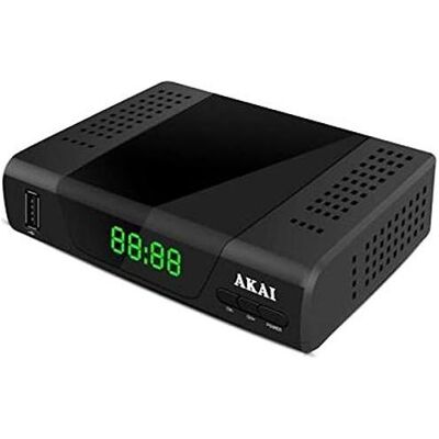 Akai Decoder Dvbt-2 Combo Sat Terre T2+S2 Android Smart Bonusok 2tuner (DVB-S2, DVB-T2, CI+-Schacht), TV Receiver Akai Decoder Dvbt-2 Combo Sat Terre T2+S2 Android Smart Bonusok 2tuner (DVB-S2, DVB-T2, CI+-Schacht), TV Receiver