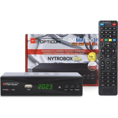 Opticum Nytrobox Nse DVB-T2 Tuner - Full HD Opticum Nytrobox Nse DVB-T2 Tuner - Full HD