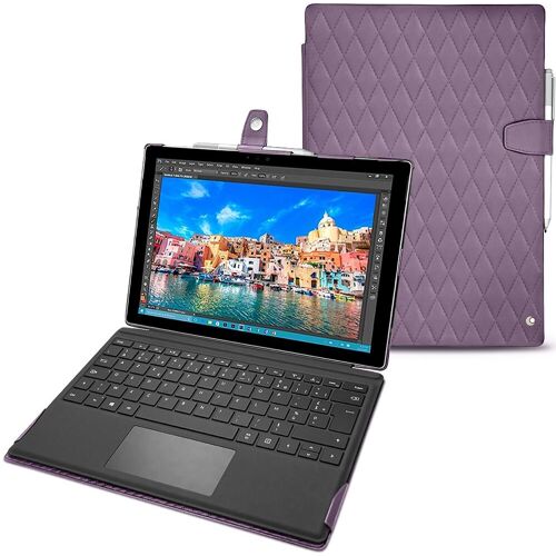 Noreve Lederschutzhülle (Surface Pro 4), Tablet Tastatur, Rosa