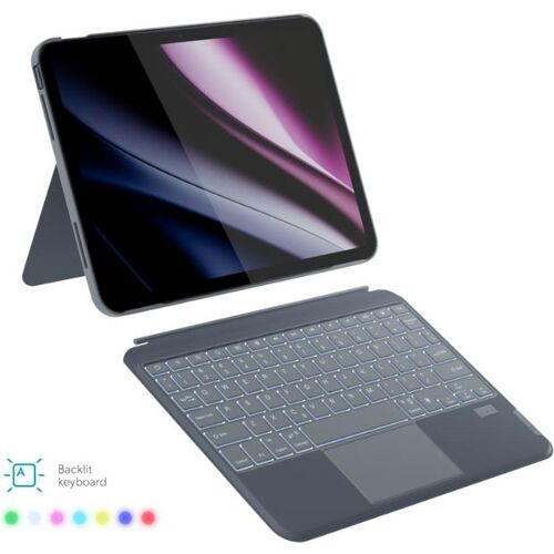 Epico Backlit Keyboard Case, Tablet Tastatur, Grau