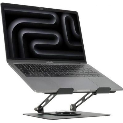 Mobilis Ergonomic Laptop Stand with 360° rotating base, Notebook Ständer, Schwarz Mobilis Ergonomic Laptop Stand with 360° rotating base, Notebook Ständer, Schwarz