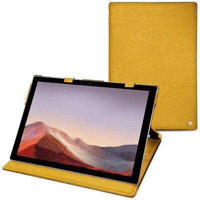 Noreve Lederschutzhülle vertikal (Microsoft Surface Pro 7), Tablet Hülle, Gelb Noreve Lederschutzhülle vertikal (Microsoft Surface Pro 7), Tablet Hülle, Gelb