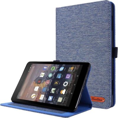 König Design Schutz Hülle für Amazon Fire HD 8 (2020) Smart Cover Case Etui Tablet Tasche Neu (Amazon Fire HD 8 2020), Tablet Hülle, Blau König Design Schutz Hülle für Amazon Fire HD 8 (2020) Smart Cover Case Etui Tablet Tasche Neu (Amazon Fire HD 8 2020), Tablet Hülle, Blau