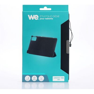 We-Vibe Etui WE pour tablette LENOVO Tab M11 11 - Noir - Rabat aimanté - Fonction suppo (Lenovo Tab K11, Lenovo Tab M11), Tablet Hülle, Schwarz We-Vibe Etui WE pour tablette LENOVO Tab M11 11 - Noir - Rabat aimanté - Fonction suppo (Lenovo Tab K11, Lenovo Tab M11), Tablet Hülle, Schwarz